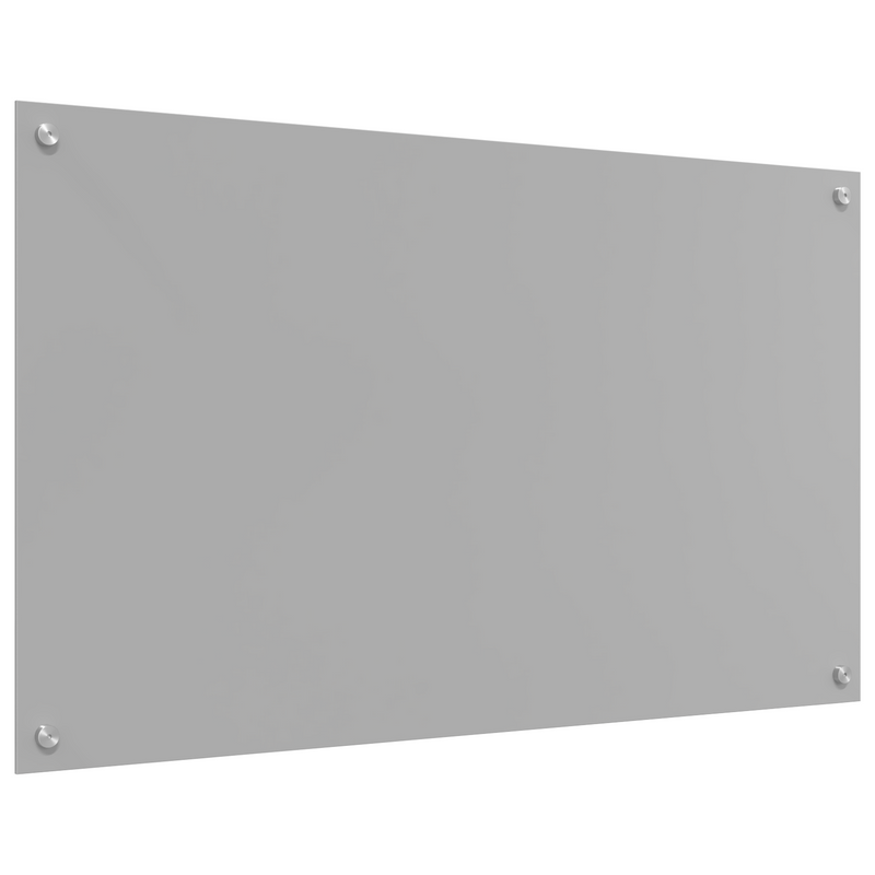 vidaXL Konyhai splashback Világosszürke 100 x 60 x 0.6 cm edzett üveg