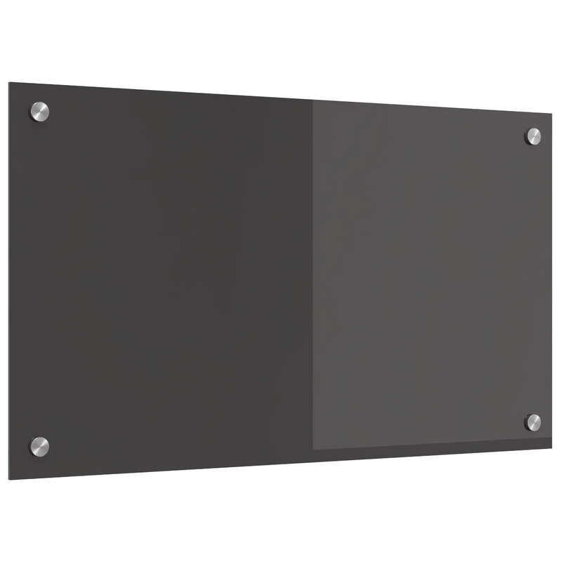 vidaXL Konyhai splashback Sötétszürke 70 x 40 x 0.6 cm edzett üveg