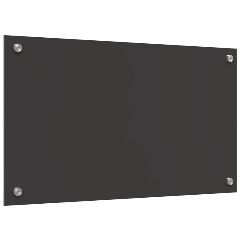 vidaXL Konyhai splashback Sötétszürke 70 x 40 x 0.6 cm edzett üveg