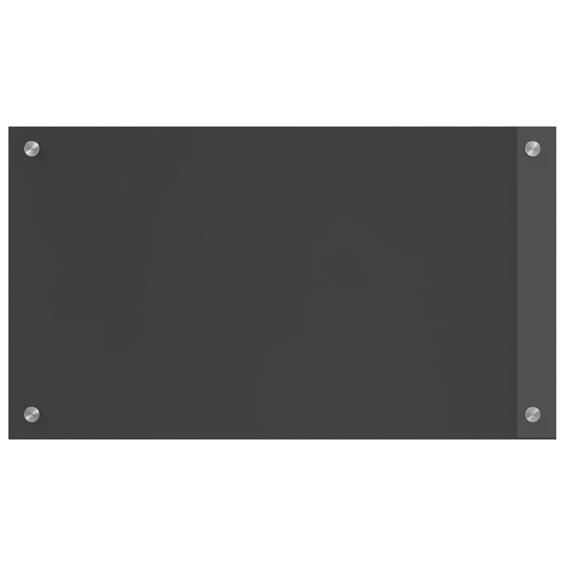 vidaXL Konyhai splashback Sötétszürke 70 x 40 x 0.6 cm edzett üveg