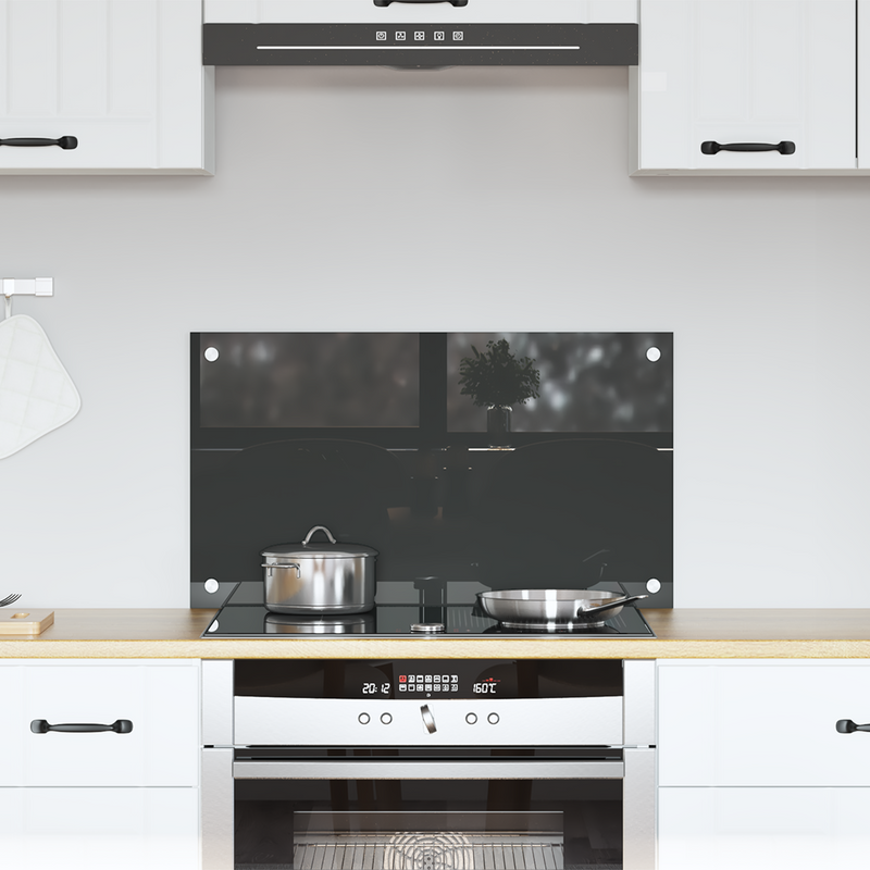 vidaXL Konyhai splashback Sötétszürke 70 x 40 x 0.6 cm edzett üveg