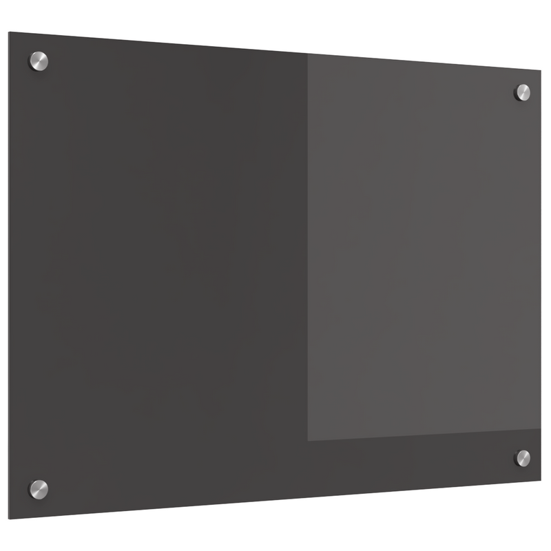 vidaXL Konyhai splashback Sötétszürke 70 x 50 x 0.6 cm edzett üveg