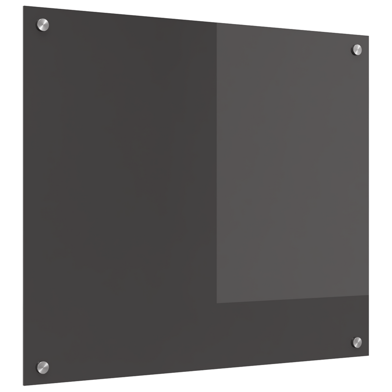 vidaXL Konyhai splashback Sötétszürke 70 x 60 x 0.6 cm edzett üveg