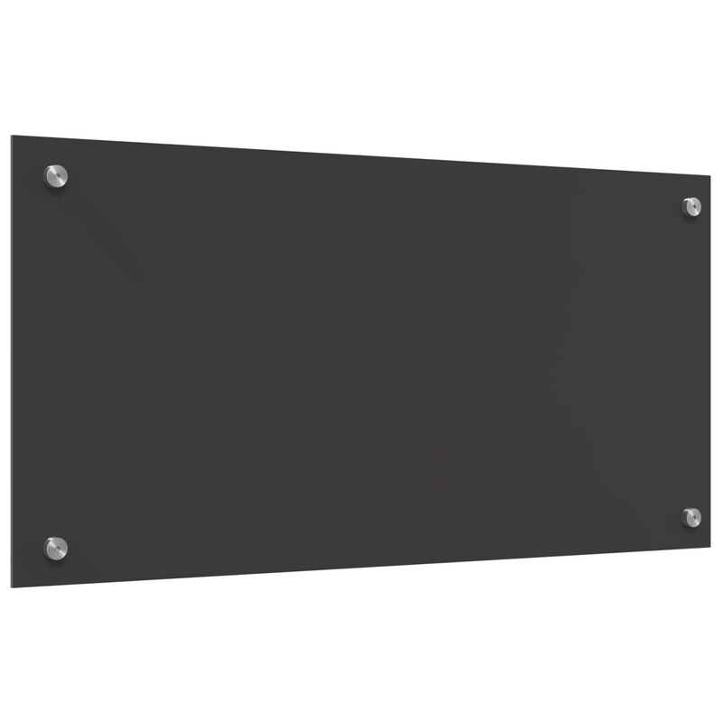 vidaXL Konyhai splashback Sötétszürke 80 x 40 x 0.6 cm edzett üveg