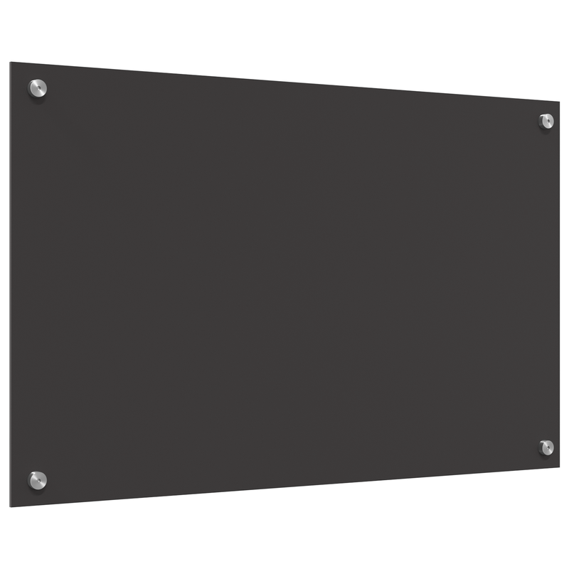 vidaXL Konyhai splashback Sötétszürke 80 x 50 x 0.6 cm edzett üveg