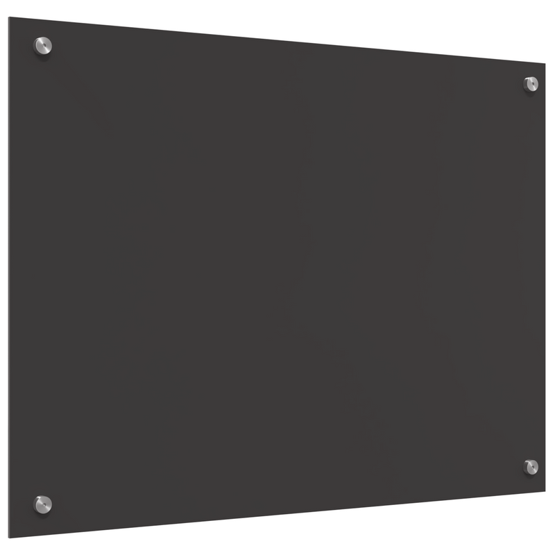 vidaXL Konyhai splashback Sötétszürke 80 x 60 x 0.6 cm edzett üveg