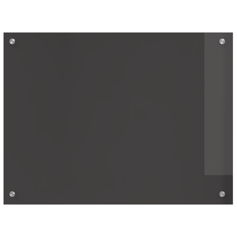vidaXL Konyhai splashback Sötétszürke 80 x 60 x 0.6 cm edzett üveg