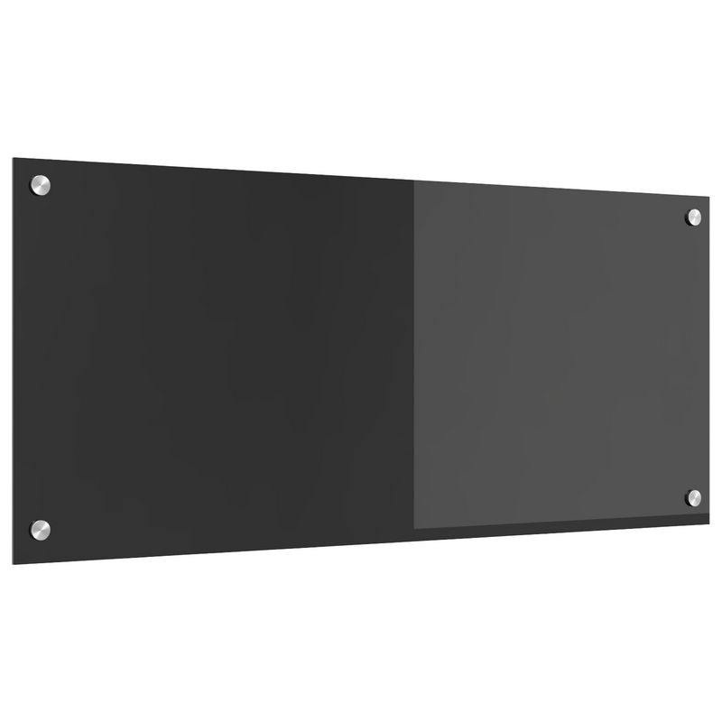 vidaXL Konyhai splashback Sötétszürke 90 x 40 x 0.6 cm edzett üveg