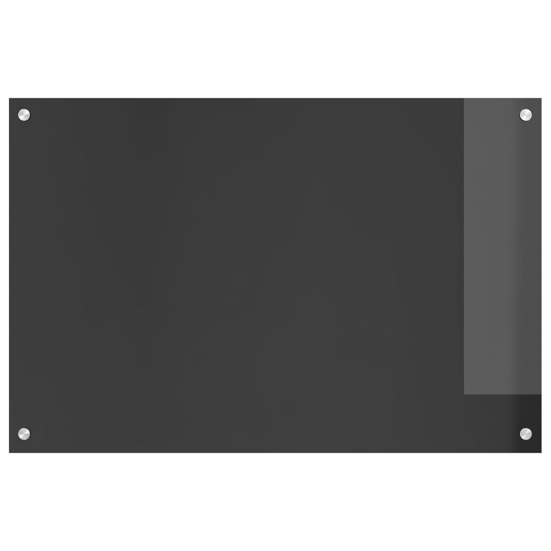 vidaXL Konyhai splashback Sötétszürke 90 x 60 x 0.6 cm edzett üveg