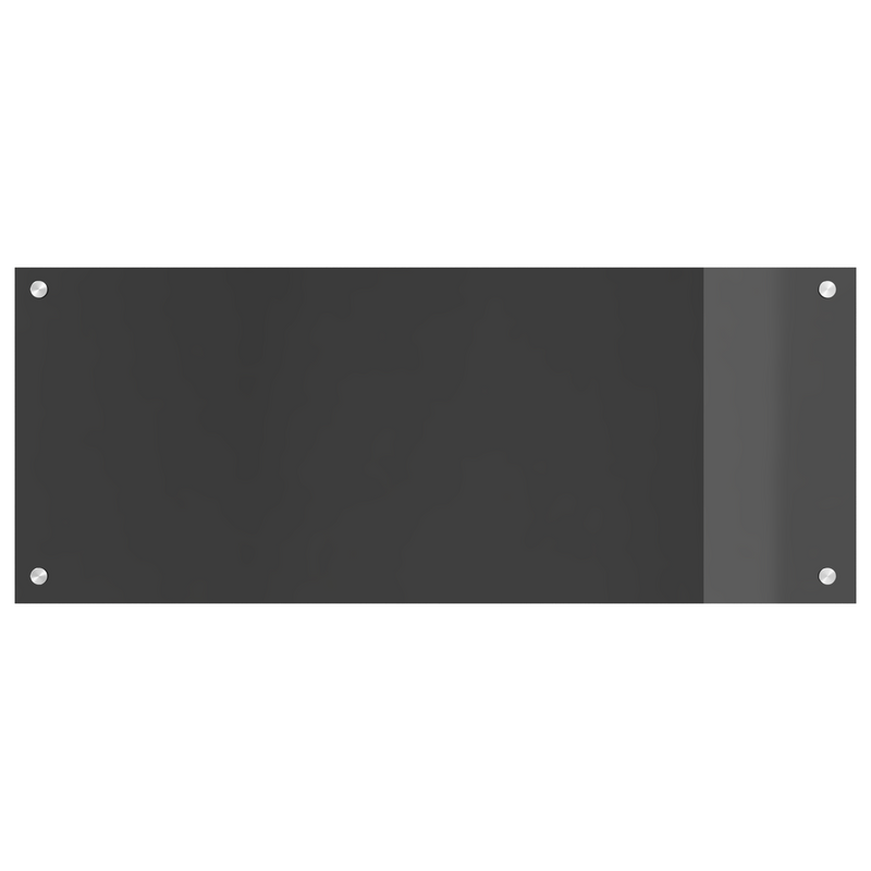 vidaXL Konyhai splashback Sötétszürke 100 x 40 x 0.6 cm edzett üveg