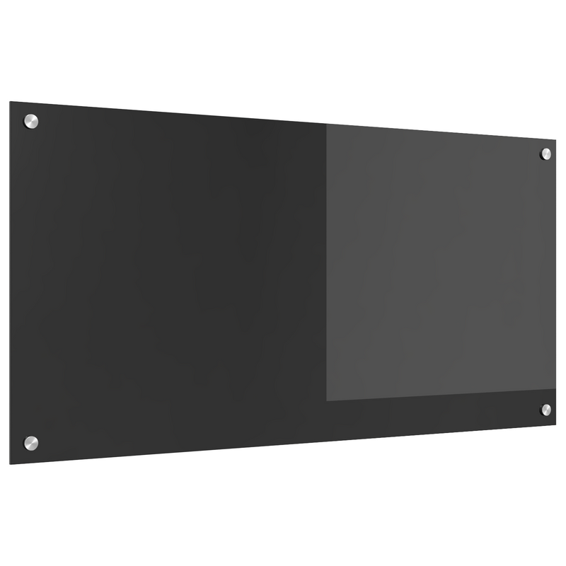 vidaXL Konyhai splashback Sötétszürke 100 x 50 x 0.6 cm edzett üveg