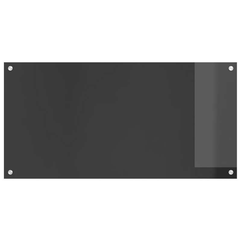 vidaXL Konyhai splashback Sötétszürke 100 x 50 x 0.6 cm edzett üveg