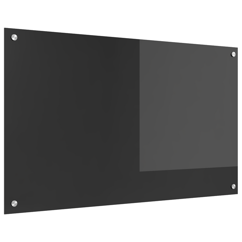 vidaXL Konyhai splashback Sötétszürke 100 x 60 x 0.6 cm edzett üveg