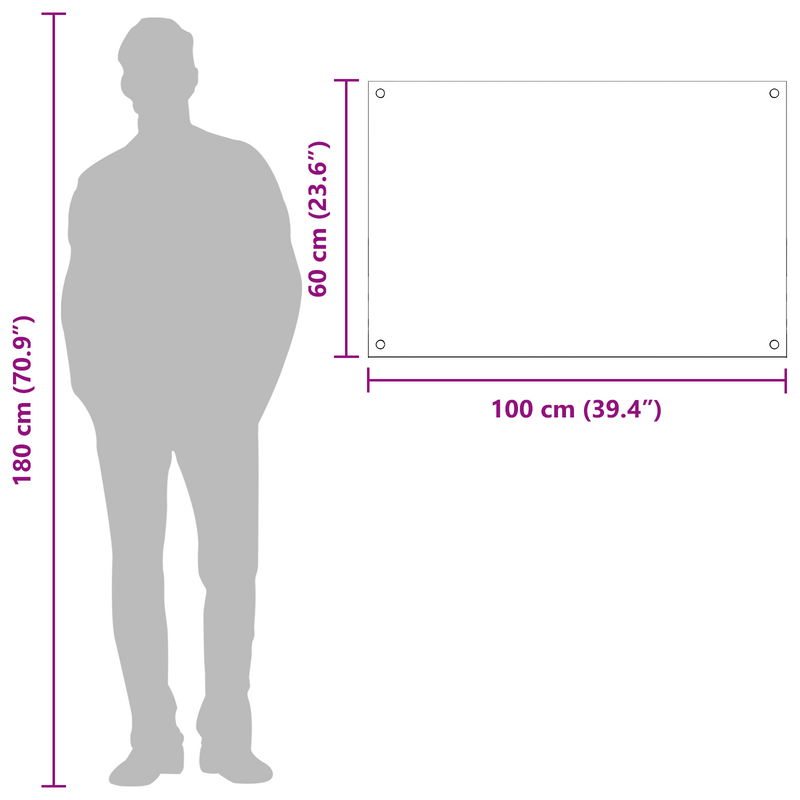 vidaXL Konyhai splashback Sötétszürke 100 x 60 x 0.6 cm edzett üveg