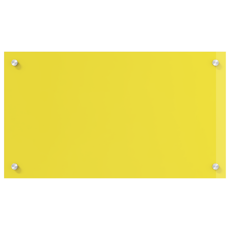 vidaXL Konyhai splashback Sárga 70 x 40 x 0.6 cm edzett üveg