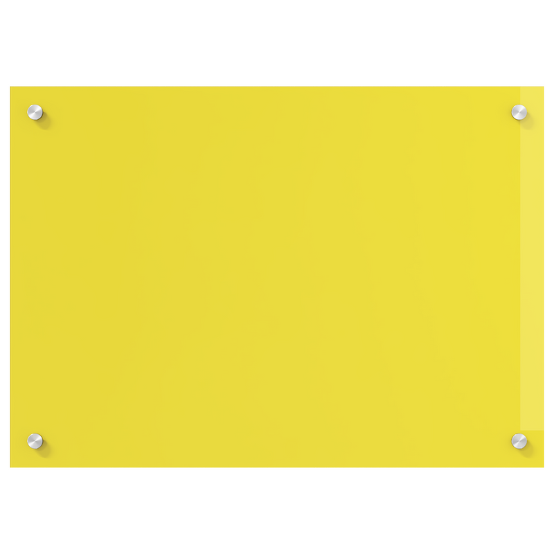 vidaXL Konyhai splashback Sárga 70 x 50 x 0.6 cm edzett üveg