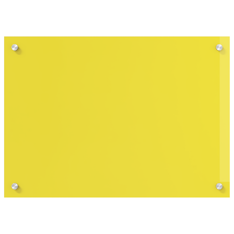 vidaXL Konyhai splashback Sárga 70 x 60 x 0.6 cm edzett üveg