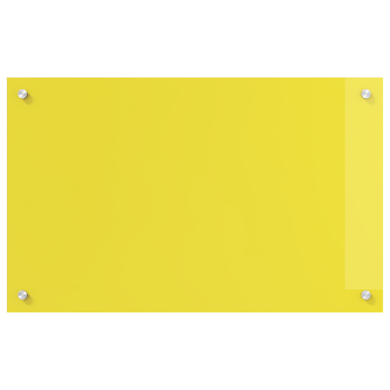vidaXL Konyhai splashback Sárga 80 x 50 x 0.6 cm edzett üveg