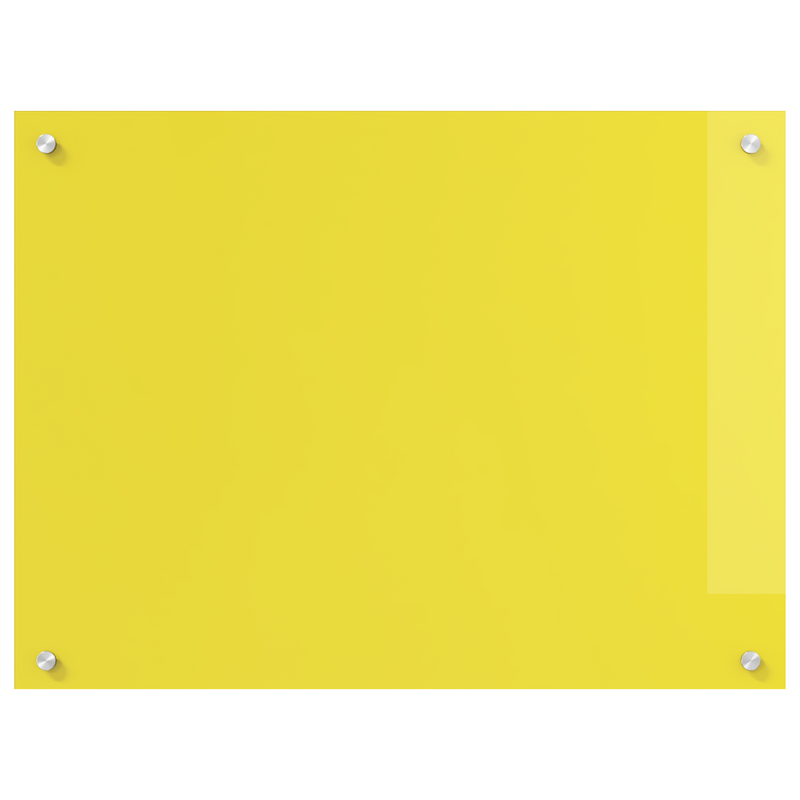 vidaXL Konyhai splashback Sárga 80 x 60 x 0.6 cm edzett üveg