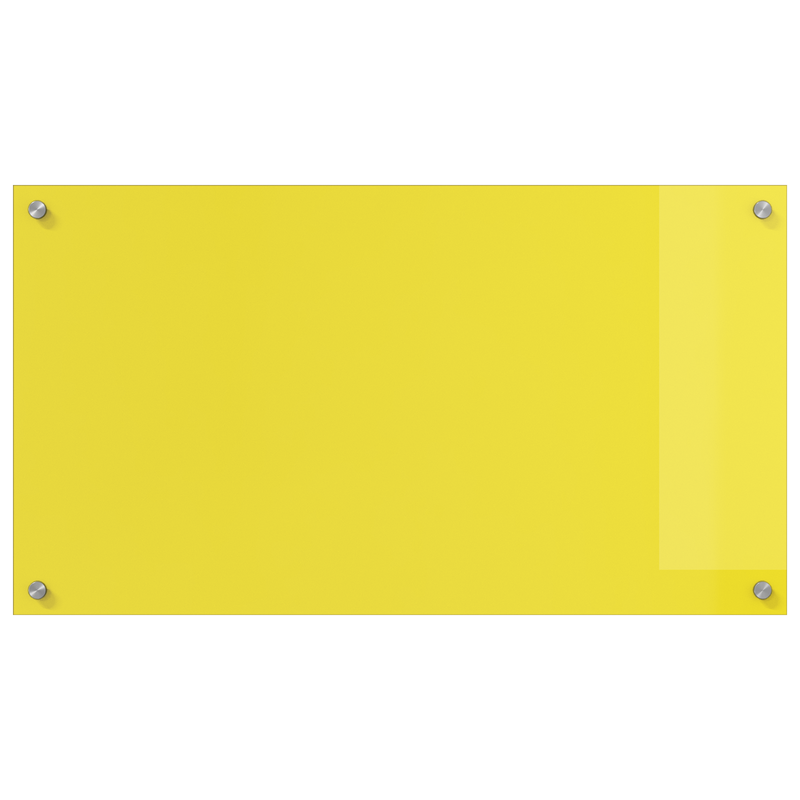 vidaXL Konyhai splashback Sárga 90 x 50 x 0.6 cm edzett üveg