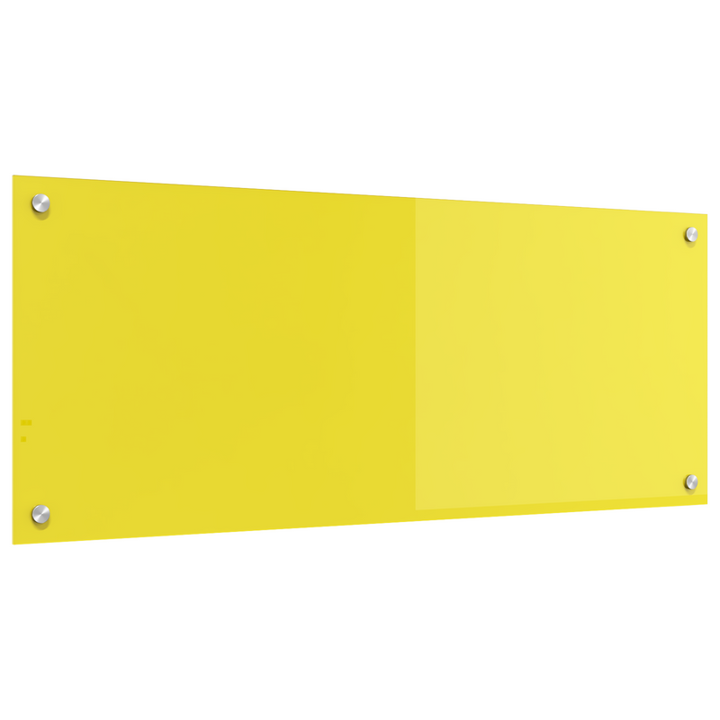vidaXL Konyhai splashback Sárga 100 x 40 x 0.6 cm edzett üveg