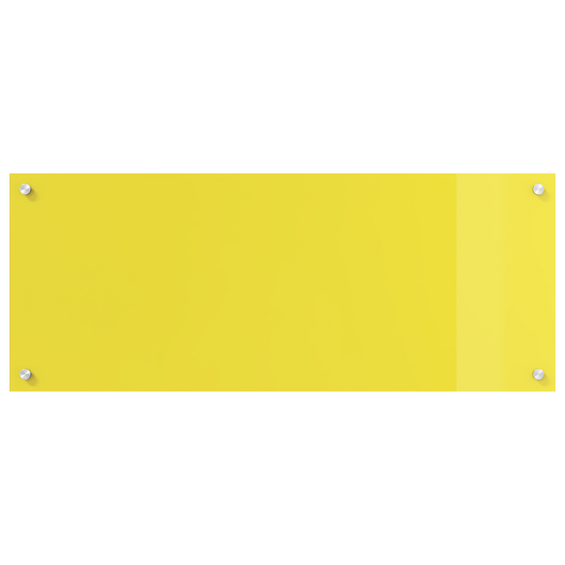 vidaXL Konyhai splashback Sárga 100 x 40 x 0.6 cm edzett üveg