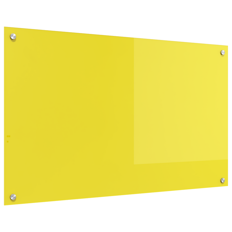 vidaXL Konyhai splashback Sárga 100 x 60 x 0.6 cm edzett üveg