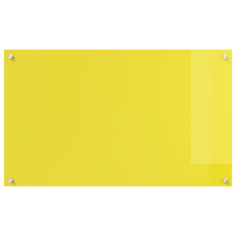 vidaXL Konyhai splashback Sárga 100 x 60 x 0.6 cm edzett üveg