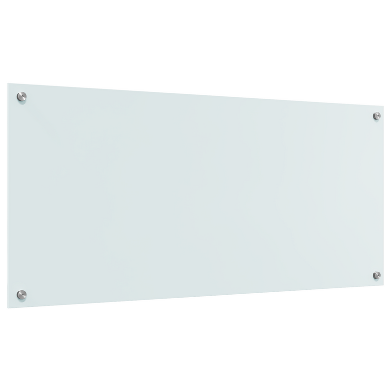 vidaXL Konyhai splashback Fehér 110 x 50 x 0.6 cm edzett üveg