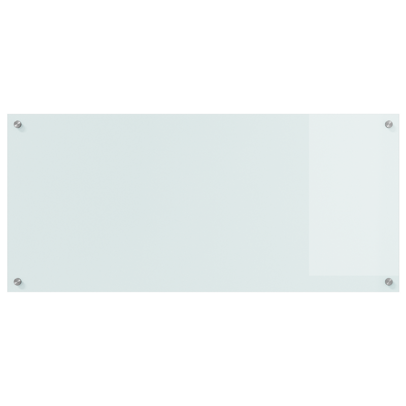vidaXL Konyhai splashback Fehér 110 x 50 x 0.6 cm edzett üveg