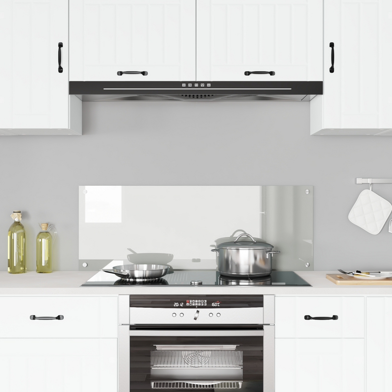 vidaXL Konyhai splashback Átlátszó 110 x 40 x 0.6 cm edzett üveg