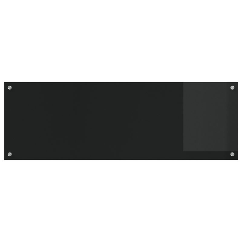 vidaXL Konyhai splashback Fekete 120 x 40 x 0.6 cm edzett üveg