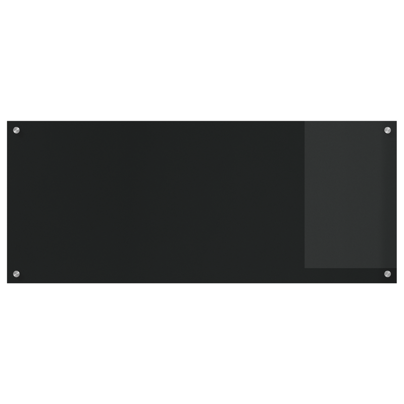 vidaXL Konyhai splashback Fekete 120 x 50 x 0.6 cm edzett üveg