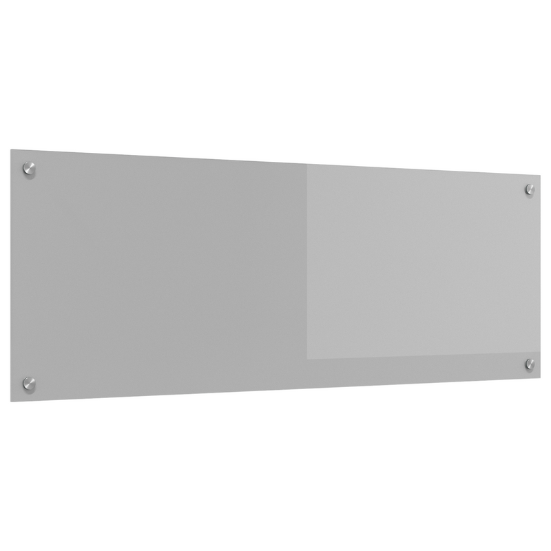vidaXL Konyhai splashback Világosszürke 110 x 40 x 0.6 cm edzett üveg