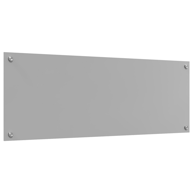 vidaXL Konyhai splashback Világosszürke 110 x 40 x 0.6 cm edzett üveg