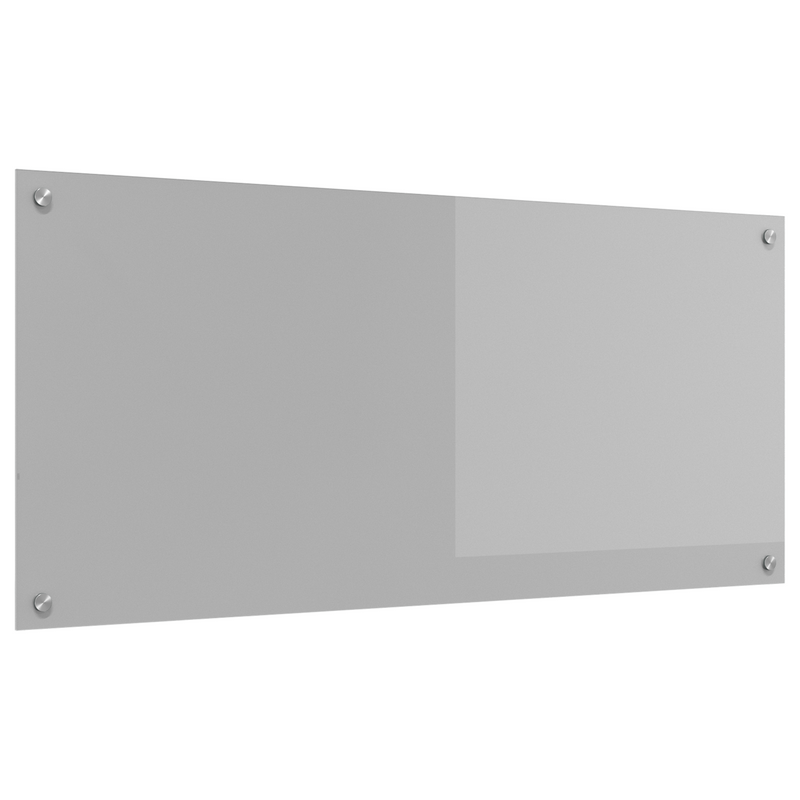 vidaXL Konyhai splashback Világosszürke 110 x 50 x 0.6 cm edzett üveg