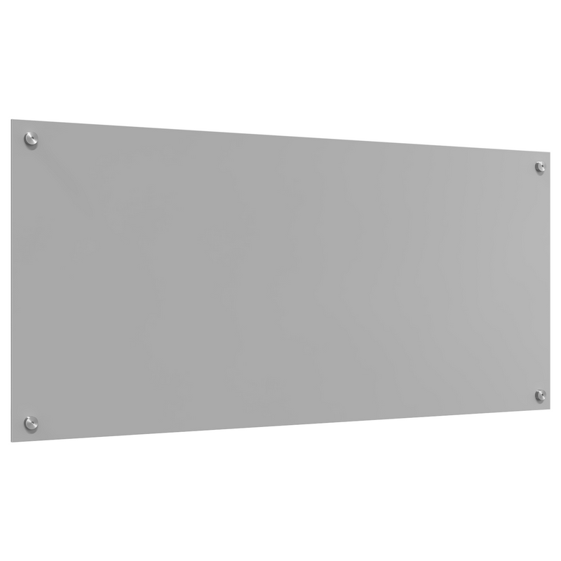 vidaXL Konyhai splashback Világosszürke 110 x 50 x 0.6 cm edzett üveg
