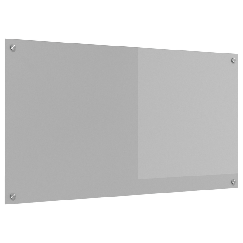 vidaXL Konyhai splashback Világosszürke 110 x 60 x 0.6 cm edzett üveg