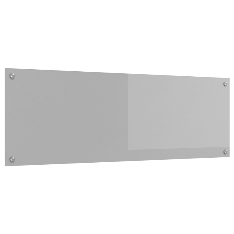 vidaXL Konyhai splashback Világosszürke 120 x 40 x 0.6 cm edzett üveg
