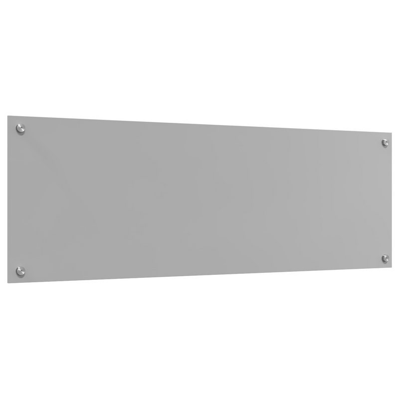 vidaXL Konyhai splashback Világosszürke 120 x 40 x 0.6 cm edzett üveg