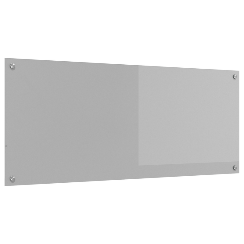 vidaXL Konyhai splashback Világosszürke 120 x 50 x 0.6 cm edzett üveg