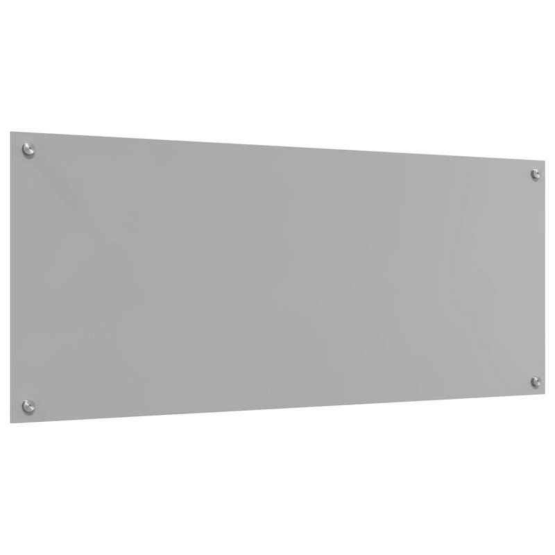 vidaXL Konyhai splashback Világosszürke 120 x 50 x 0.6 cm edzett üveg