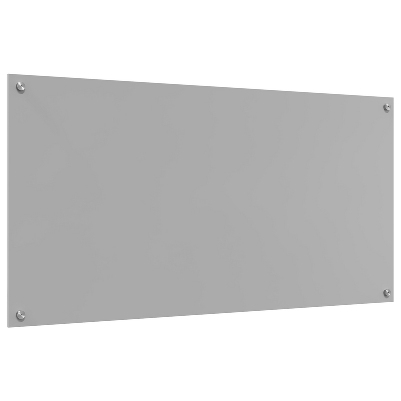 vidaXL Konyhai splashback Világosszürke 120 x 60 x 0.6 cm edzett üveg