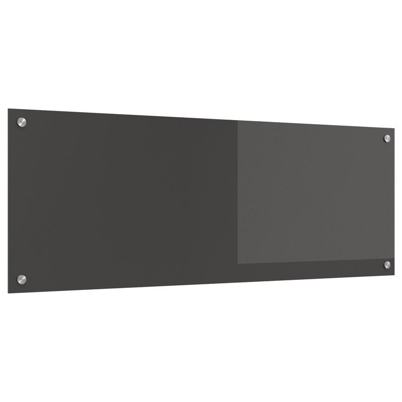 vidaXL Konyhai splashback Sötétszürke 110 x 40 x 0.6 cm edzett üveg