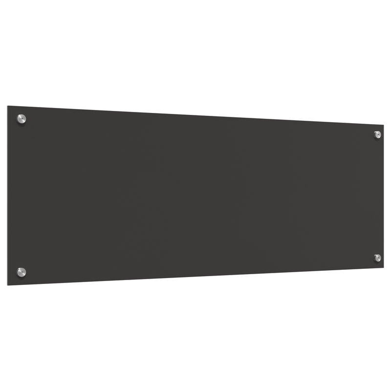 vidaXL Konyhai splashback Sötétszürke 110 x 40 x 0.6 cm edzett üveg