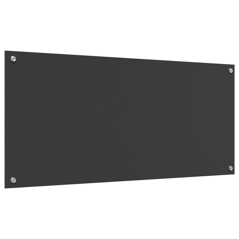 vidaXL Konyhai splashback Sötétszürke 110 x 50 x 0.6 cm edzett üveg