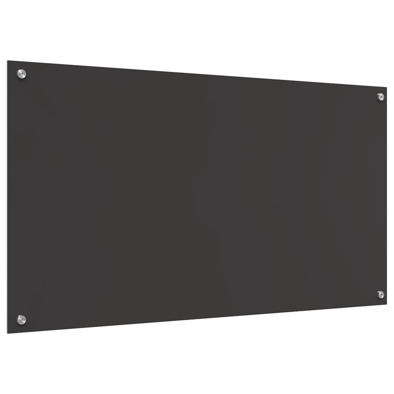 vidaXL Konyhai splashback Sötétszürke 110 x 60 x 0.6 cm edzett üveg