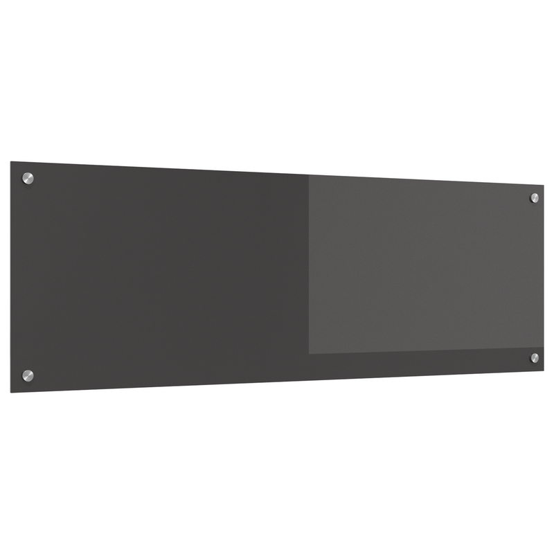 vidaXL Konyhai splashback Sötétszürke 120 x 40 x 0.6 cm edzett üveg