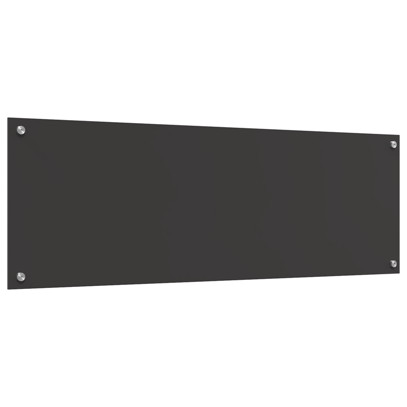 vidaXL Konyhai splashback Sötétszürke 120 x 40 x 0.6 cm edzett üveg