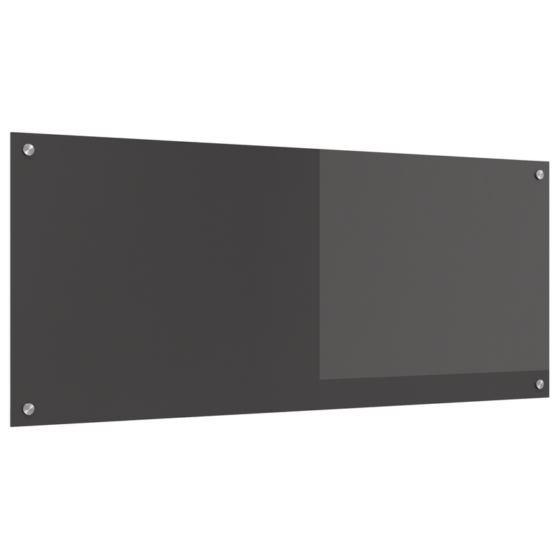 vidaXL Konyhai splashback Sötétszürke 120 x 50 x 0.6 cm edzett üveg